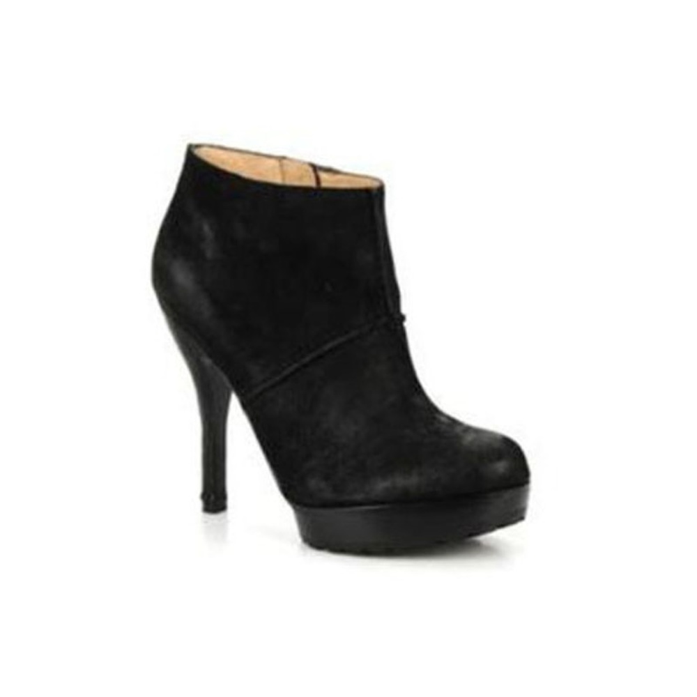 NEW Modern Vintage Suede Platform Ankle Boot